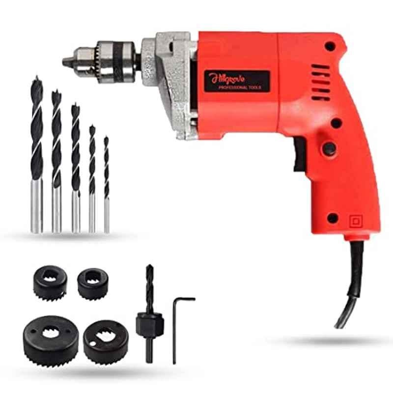 Hillgrove 500W Variable Speed &a; Reverse Rotation Drill Machine with 5 Pcs Wood Drill Bits &a; 6 Pcs Hole Saw, HGCM913-picture-39