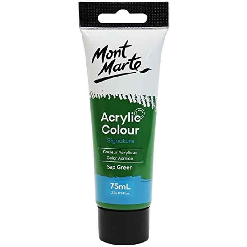 Mont Marte 75ml Acrylic Sap Green Matte Paint, MSCH7526