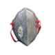 Venus V-420 SLV Grey FFP2-NR D N95 Flat Fold Style Respiratory Mask, 14038 (Pack of 15)
