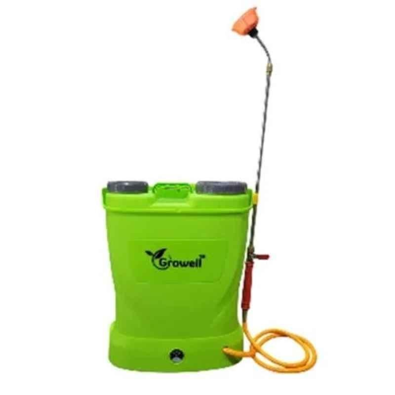 Growell Lady Green 12V 14Ah 16 Litre 125PSI Copper Motor Battery Sprayer with Brass Lance & Accessories, GW-S-003