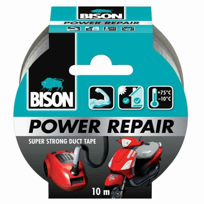 Bison Power Repair Duct Tape, 6311855, 10 mx48 mm, Grey