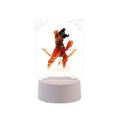 Plastic Beautiful 3D Lord Shree Ram Frame with Soft White Light