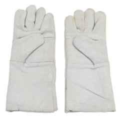 SSWW Free Size Leather Wielding Plain Hand Gloves (Pack of 40)