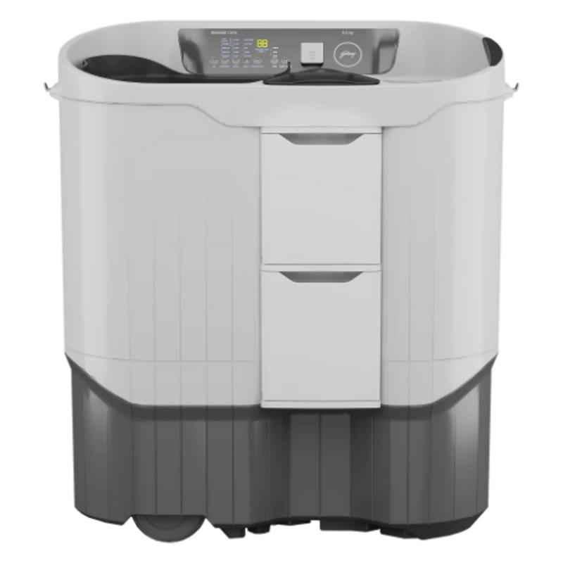 Godrej Edge Digi 8.5kg 5 Star Graphite Grey Semi Automatic Washing Machine with In-Built Heater
