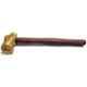 Lovely 1000g Brass Ball Pein Hammer with Wooden Handle