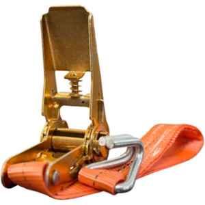 GTCFI 7m 25mm Polyester & Steel Orange Heavy Duty Buckle Tie Down Luggage Strap, 2510-7H