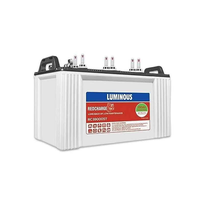 Luminous Tubular Battery 150Ah Model : RC18000ST 36 Months* Warranty