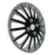 Auto Pearl 4 Pcs 14 inch ABS Black & Silver Press Fit Wheel Cover Set for Maruti Suzuki Ritz