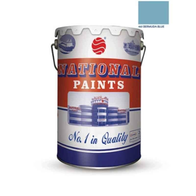 National Paints 3.6L Bermuda Blue Water Based Wall Paint, NP-461-3.6