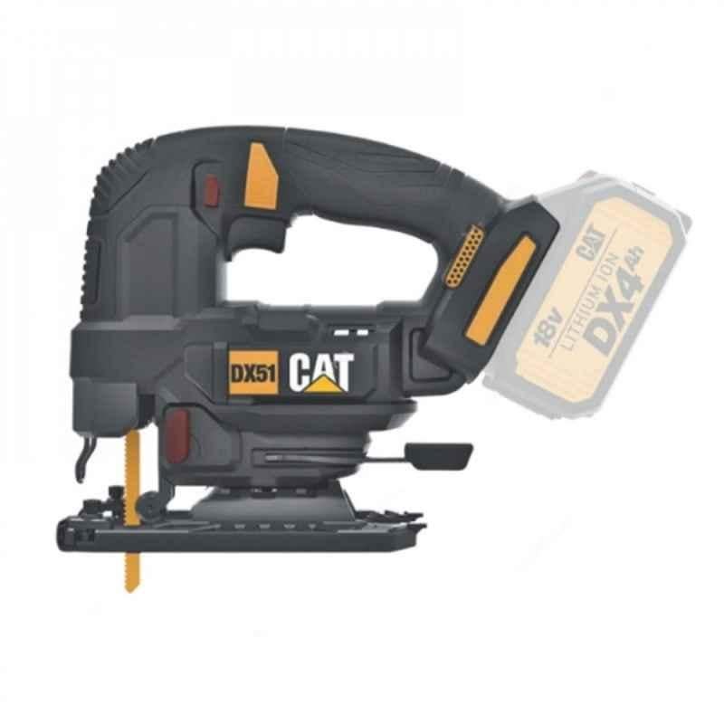 Caterpillar 18V 0-3500rpm 26mm Cordless Brushless Motor Jig Saw, DX51B