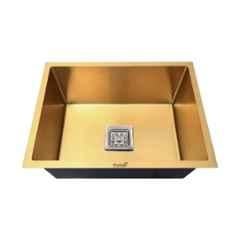 Prestige 24x18x10 inch Stainless Steel 304 Gold Single Bowl Kitchen Sink