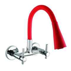 10X SMW-8898 Brass Red Sink Mixer Flexible Spout
