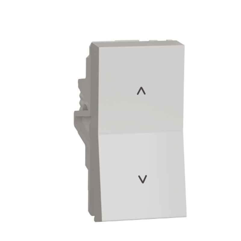 Schneider Electric Unica Pure 6A 1 Module Polar White Switch, UNS62SW1M_WE (Pack of 20)