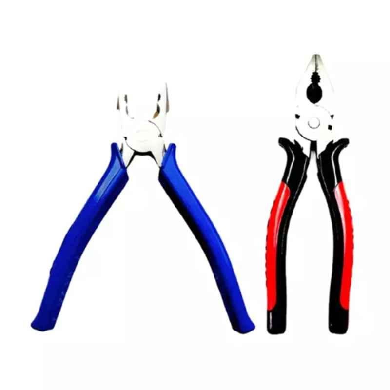 Sky Blue 2 Pcs 7.8 inch Lineman Plier Combo, SBE_PLIER_COMBOS_COMBO_195