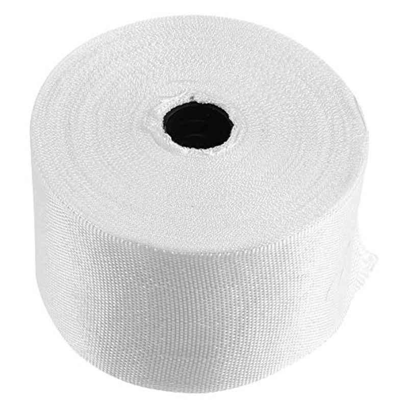 Hemobllo 25m 5cm Polyester White Mesh Joint Fiberglass Cloth Tape