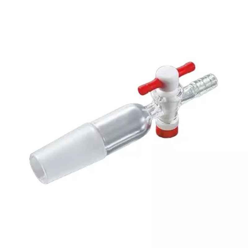 Lab Plus Exhaust Pipe Straight Pipe PTFE Borosilicate Glass-1, LP-9641 (Pack of 2)
