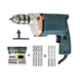 Tiger TGP10 10mm Electric Drill Machine with 6 HSS Bits, 4 Masonry Bits & 41 Pieces Screwdriver Set