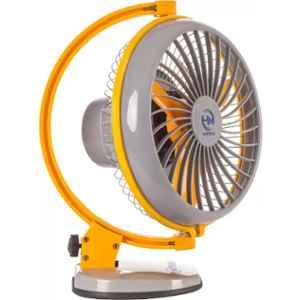 HM Stormy 45W 2800rpm Yellow Table Fan, Sweep: 225 mm