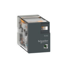 Schneider Electric Harmony 2CO 5A 24VAC Power Relay with LED, RXM2LB2BD (Pack of 10)