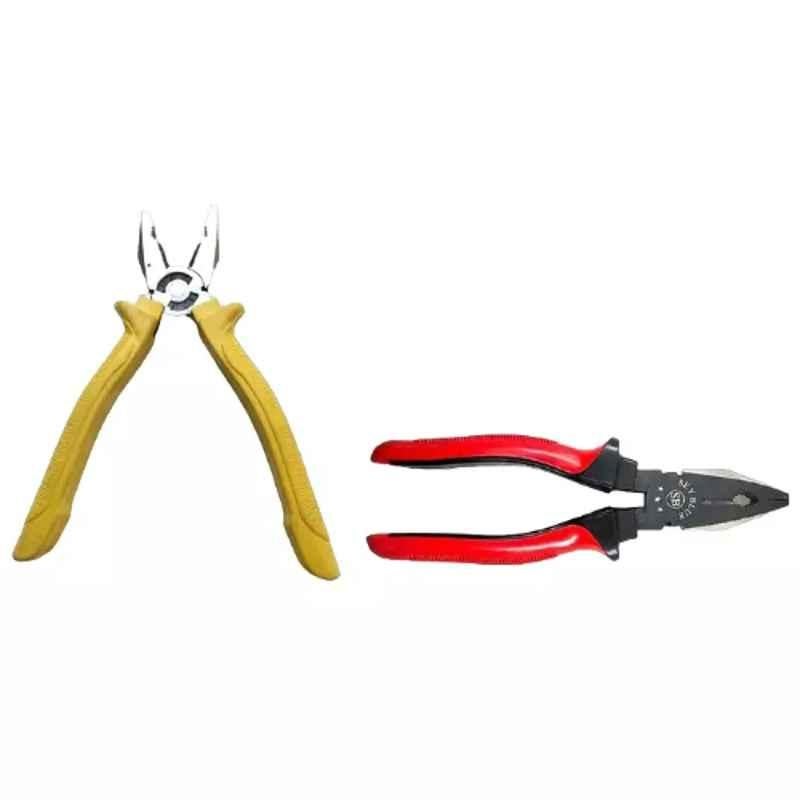 Sky Blue 2 Pcs 7.8 inch Lineman Plier Combo, SBE_PLIER_COMBO_MOD_01675