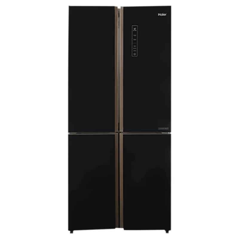 Haier 531L Black Frost Free French Door Refrigerator with Deo Fresh Technology, HRB-550KG