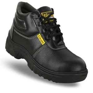 Foot Trends Mens Safety Shoes With Steel Toe, Chemical & Heat Resistance, Punctureproof & Light In Weight, Size: 6