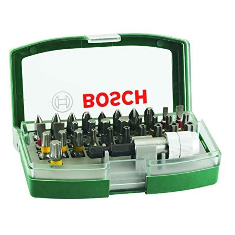 Bosch 2607017063 32Pcs Screwdriver Bit Set, Multi-Colour