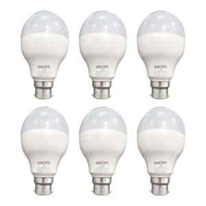 Sinope 12W Standard B22 White LED Bulb, SL12006L (Pack of 6)