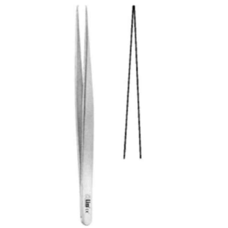 Alis 13.5cm/5 1/4 inch Micro Forceps 0.4mm 1x2 Teeth, A-GEN-255-13