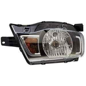 Uno Minda RHS Hard Coated Lens Headlight with Bulb for Renault Kwid, HL-5635M