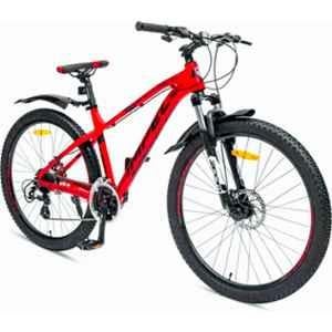 Kross Hopper 27.5T Alloy Steel Red MTB Bicycle with 24 Gears for Men & Women, 404550