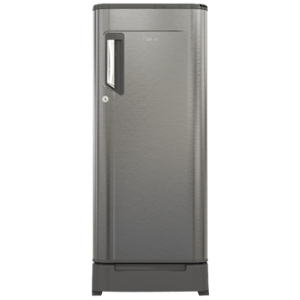 Whirlpool 230 Imfr Roy 4S INV Alpha Steel-E 215 Litre 4 Star Direct Cool Single Door Refrigerator with Pedestal & Base Drawer