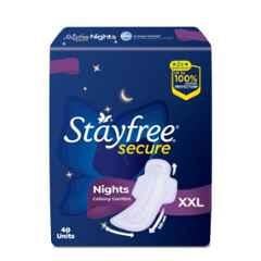 Stayfree 40 Pcs Dry Max White Cotton Disposable Sanitary Pad Packet, Size: XXL