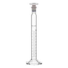 ABGIL 10ml Borosilicate Glass Hexagonal Base Cylinder Graduated Single Metric Scale with Pour Out & Stopper, ABG1218