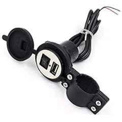 Meenu Arts Motorcycle Bike Mobile Phone USB Charger Power Adapter 12v (Waterproof) for Yamaha FZ16