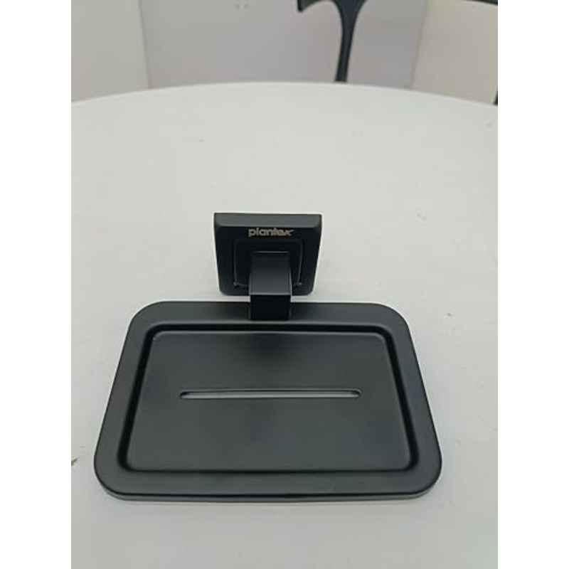 Plantex Soap Dish for Bathroom/304 Grade Stainless Steel Soap Case/Soap Holder/Soap Stand/Bathroom Accessories 2123, Black
