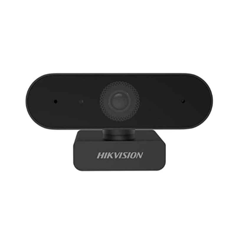 Hikvision DS-U02 1080p 2MP Black Wide Angle Without Distortion Noise Reduction Webcam