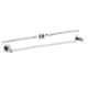 Oleanna Metro 18 inch Brass Silver Bathroom Towel Holder Rod