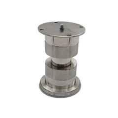 RAB 4 inch Stainless Steel Silver Sofa Leg, 50-50 (Pack of 2)