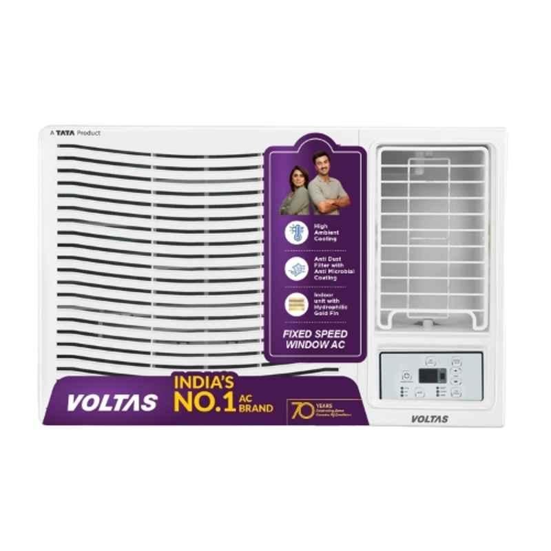 Voltas 183FS PRISM 1.5 Ton 3 Star White Fixed Speed Window Air Conditioner, 4011567
