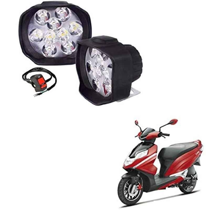 Kozdiko 2 Pcs Sheen 9 LED 6000k Cree LED Transformer Bumble Bee Style LED Fog Light Set for Hero Dare