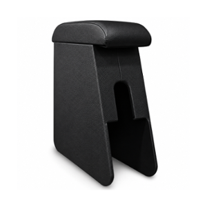 SureStrive Wooden & Rexine Black Custom Fit Car Arm Rest for Kwid All Model