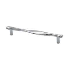 RAB 224mm Zinc Chrome Finish Drawer Pull Handle, N1111 (Pack of 2)