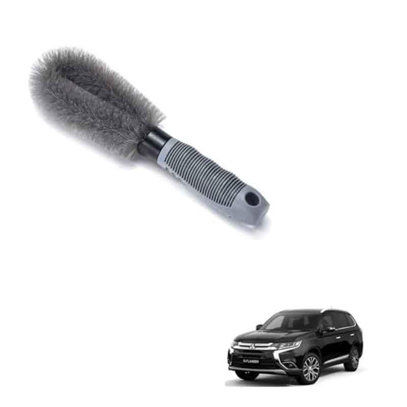 Kozdiko Plastic Grey Oval Car Alloy Wheel Rim Cleaning Brush for Mitsubishi Outlander