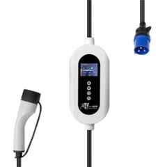 Volt-Amp 3.5kW 8-16A White & Black Portable Fast EV Charger for Electric Car, EV-3.5KW
