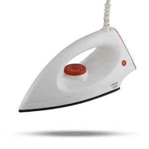 Urban Chef 1000W White & Red Non-Stick Dry Iron, UC-DI-211