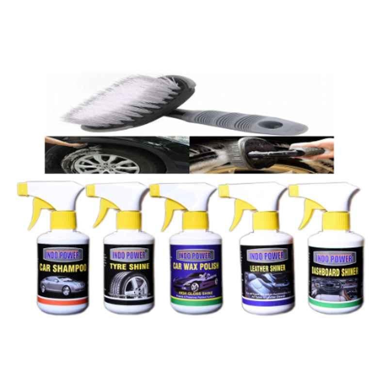 Indopower Ff989 Leather Shiner Gun, Tyre Shiner Gun, Car Shampoo Gun, Dashboard Shiner Gun, Car Wax Polish Gun, All Tyre Cleaning Brush Kit, AHh992-picture-44