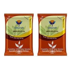 Utkarsh MKP 00:52:34 900g Crystalline 100% Water Soluble Speciality Complex Fertilizer (Pack of 2)