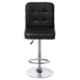 Da Urban Cadbury Black Height Adjustable & Revolving Bar Stool Chair (Pack of 2)
