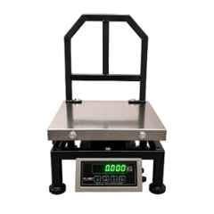 Monet 12x12 inch 60kg Stainless Steel Platform Weighing Scale with Dual Display & 2 Days Battery Backup